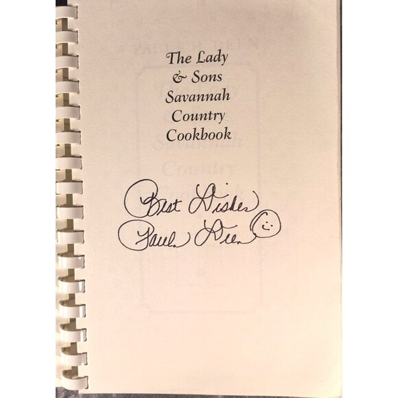 Autographed - The Lady & Sons Savannah Country Cookbook By Paula H. Deen 1998 - Picture 2 of 4